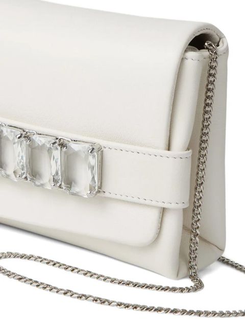 Jimmy Choo Kya clutch bag - White