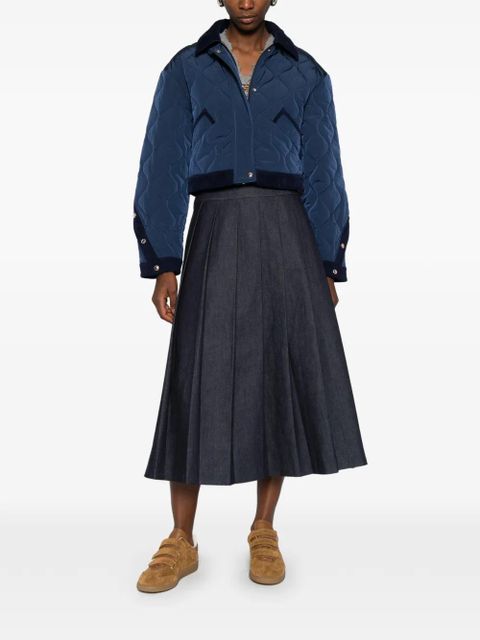 Maje quilted button jacket - Blue - zdjęcie produktu nr 2