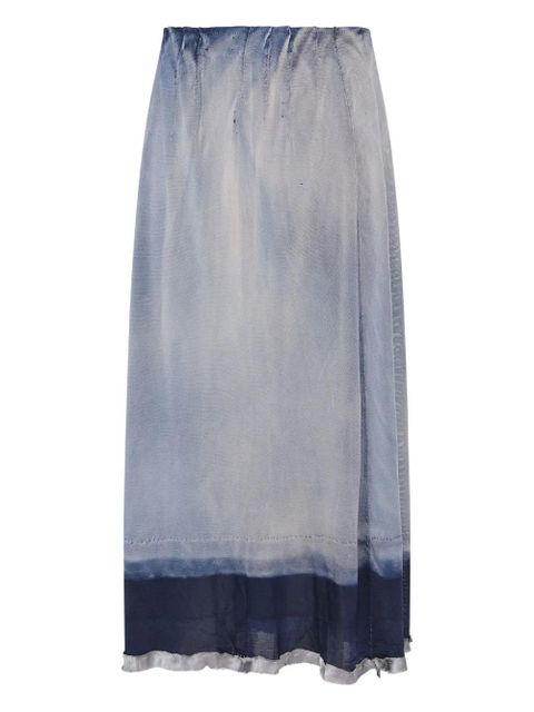 Maison Margiela printed skirt - Blue - zdjęcie produktu nr 1