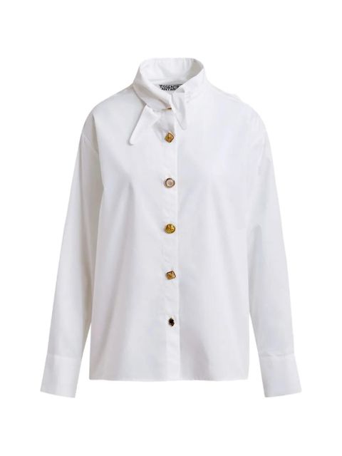 Essentiel Antwerp tie-collar shirt - White - zdjęcie produktu nr 1