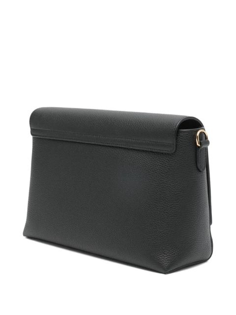 Burberry check shouldert bag - Black