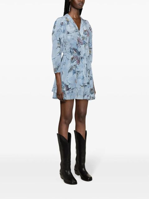 Zadig&Voltaire Rogers silk mini dress - Blue - zdjęcie produktu nr 2