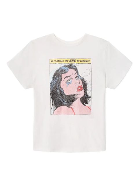 RE/DONE graphic-print t-shirt - White - zdjęcie produktu nr 1