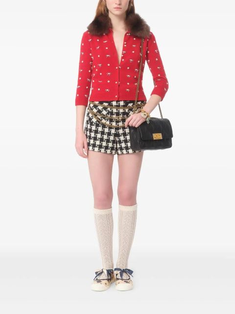 Valentino Garavani Damier Light tweed shorts - Neutrals