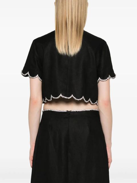 ZIMMERMANN Crush top - Black