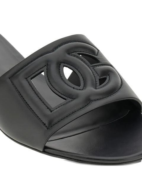 Dolce & Gabbana logo-detail sandals - Black - zdjęcie produktu nr 2