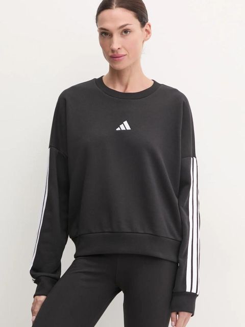 adidas bluza Essentials damska kolor czarny z aplikacją JE0016 - zdjęcie produktu nr 1