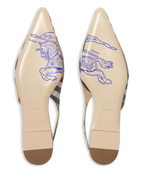 Burberry Birdie flat pumps - Brown