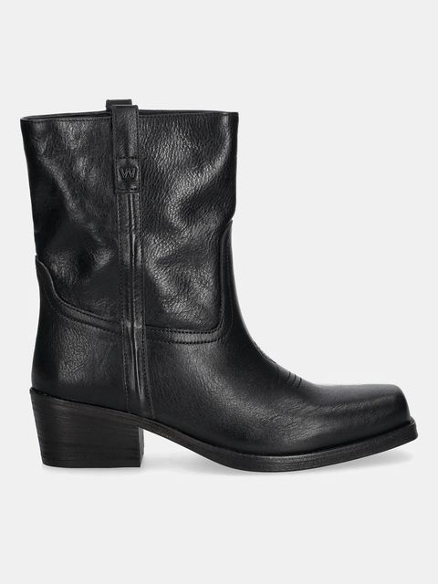 Weekend Max Mara botki skórzane Ranch - zdjęcie produktu nr 1