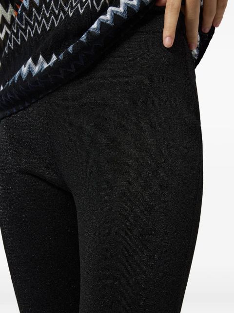 Missoni glitter trousers - Black