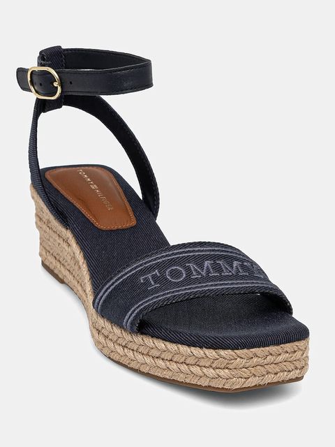 Tommy Hilfiger sandały TOMMY HILFIGER ESPAD MID WEDGE - zdjęcie produktu nr 1
