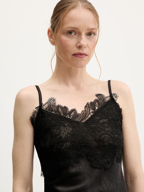 Answear.LAB bluzka damska kolor czarny gładka