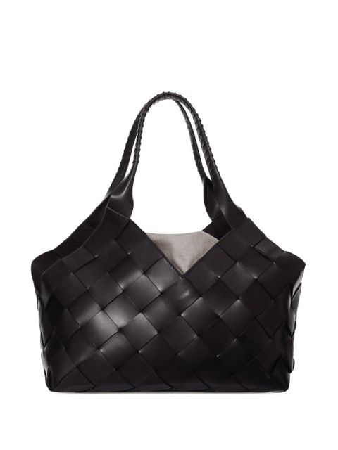 DRAGON DIFFUSION braided-handle tote bag - Black - zdjęcie produktu nr 1