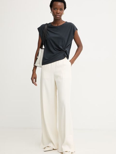 BOSS Orange t-shirt damski z modalem C Ebony - zdjęcie produktu nr 1