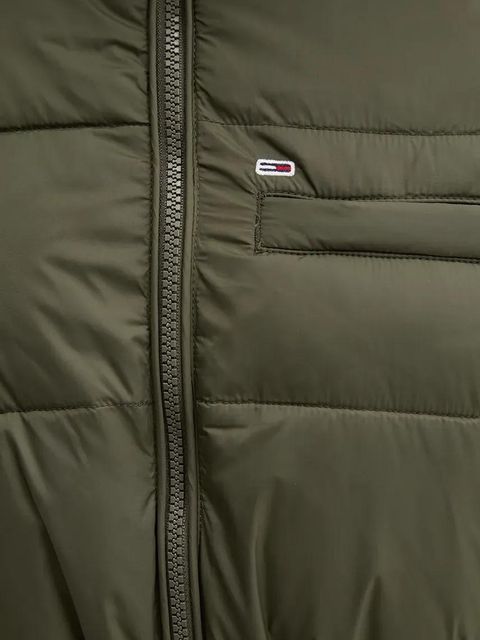 Tommy Jeans kurtka damska kolor zielony zimowa DW0DW18842