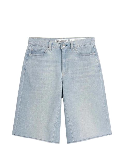 OUR LEGACY frayed shorts - Blue - zdjęcie produktu nr 1