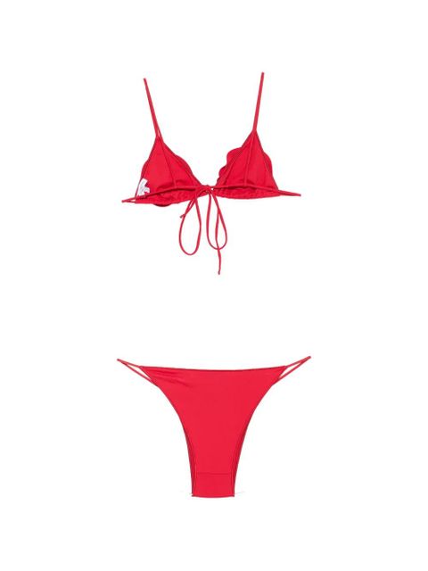 La Reveche Sanya floral-appliqué bikini - Red - zdjęcie produktu nr 2