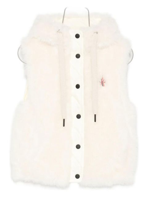 Moncler Grenoble hooded gilet - Neutrals