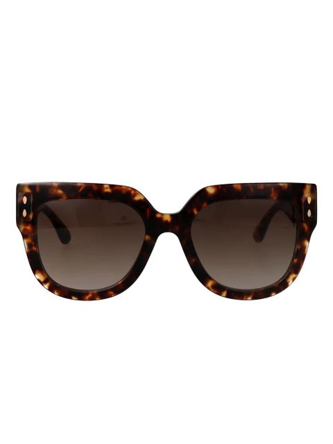 Isabel Marant Eyewear square-frame sunglasses - Brown - zdjęcie produktu nr 1