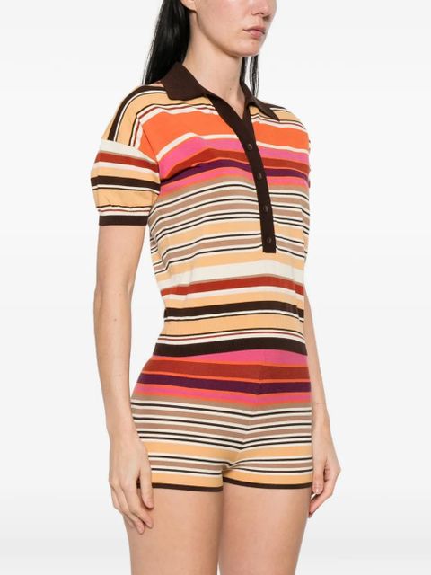 Faithfull the Brand striped polo shirt - Neutrals