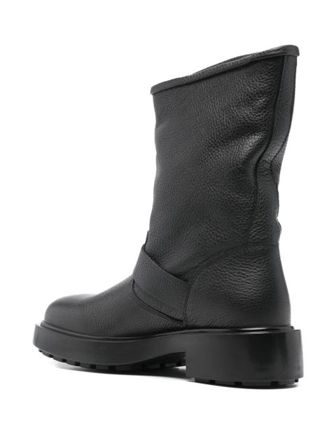 Copenhagen buckle-embellishment leather boots - Black