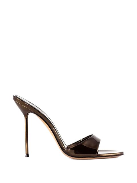Paris Texas Lidia mirror-effect heeled sandals - Brown - zdjęcie produktu nr 1