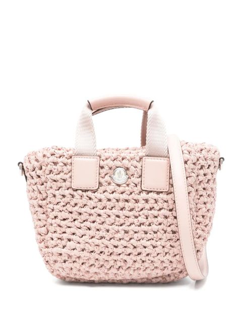 Moncler mini Caradoc tote bag - Pink - zdjęcie produktu nr 1