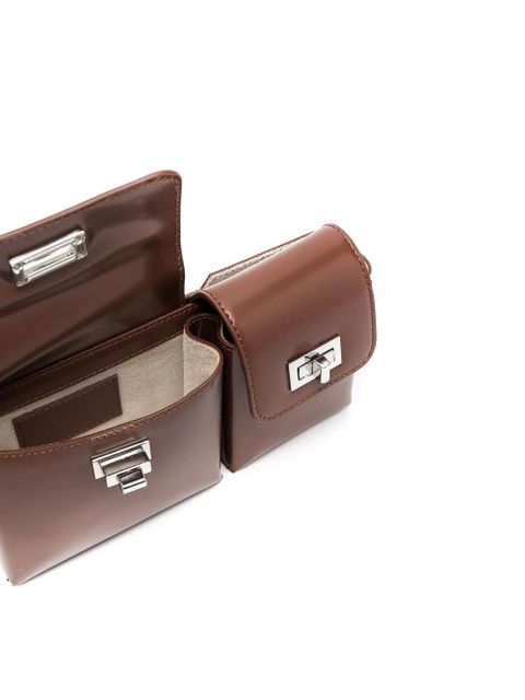 BY FAR Baby Billy shoulder bag - Brown