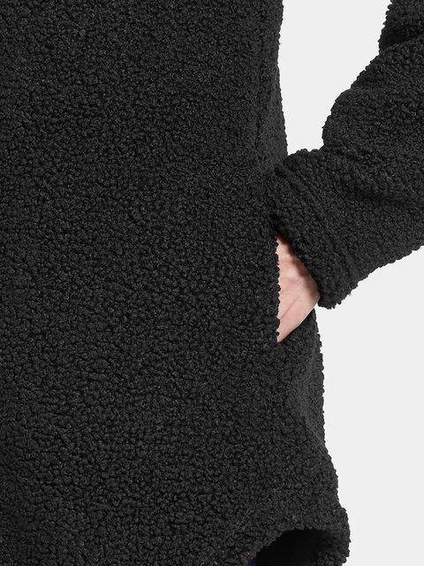 Didriksons bluza polarowa UMI damska kolor czarny gładka 505941
