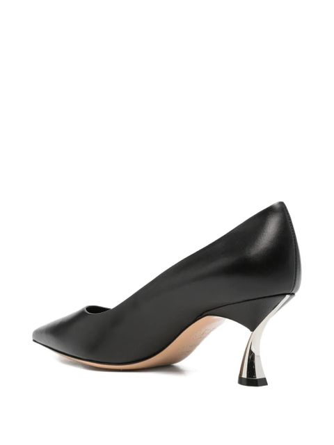 Casadei pointed-toe leather pumps - Black