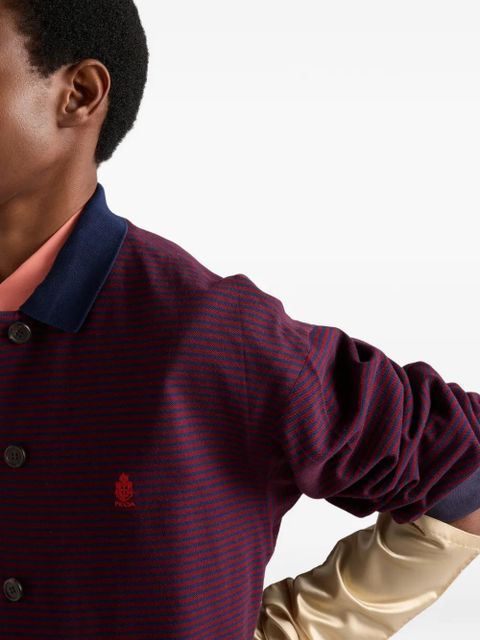 Prada piqué blouson jacket - Red