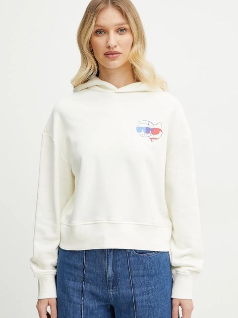 Karl Lagerfeld bluza bawełniana IKON - zdjęcie produktu nr 1