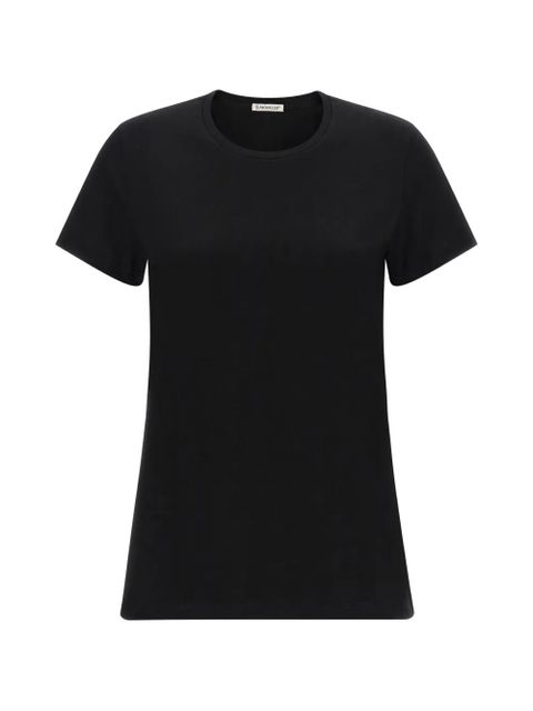 Moncler logo-patch crew-neck T-shirt - Black - zdjęcie produktu nr 1