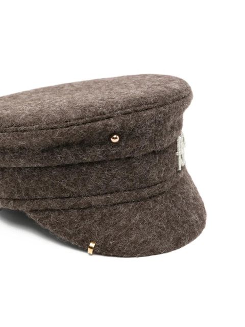Ruslan Baginskiy logo-detail hat - Brown