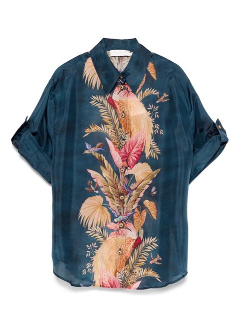 ZIMMERMANN Ascension shirt - Blue - zdjęcie produktu nr 1