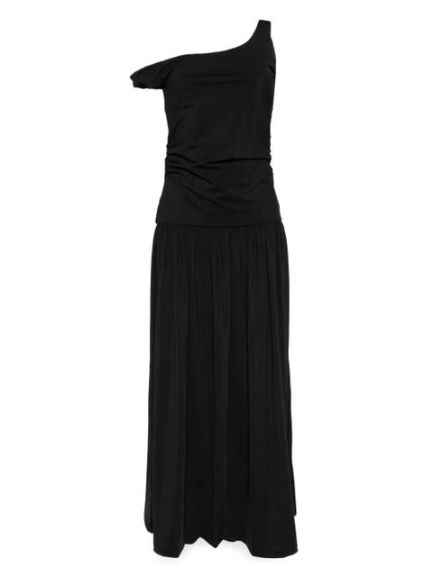 Róhe off-shoulder light scuba dress - Black - zdjęcie produktu nr 1