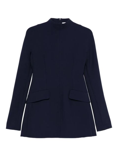 Sportmax SPXTEFRITE pockets high-neck mini dress - Blue - zdjęcie produktu nr 1