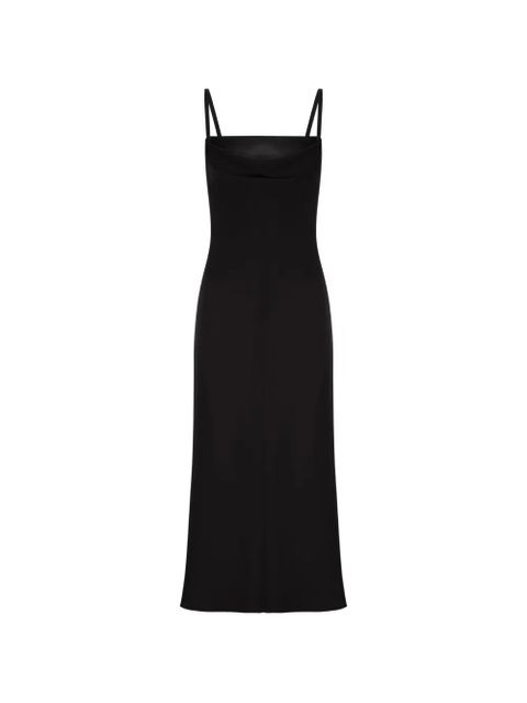 Max Mara Cady draped midi dress - Black - zdjęcie produktu nr 1