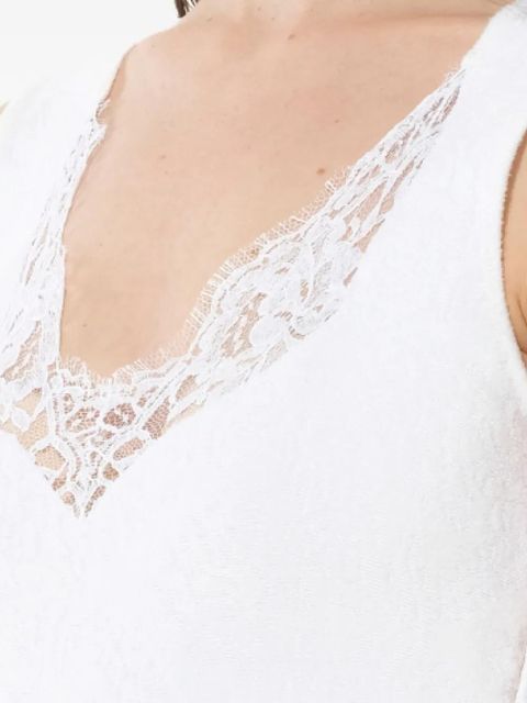 Givenchy lace flared dress - White