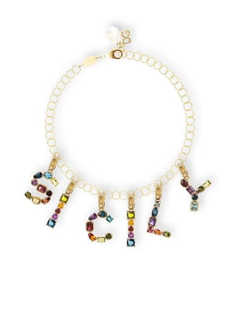 Dolce & Gabbana 18kt yellow gold pearl-embellished bracelet - zdjęcie produktu nr 1