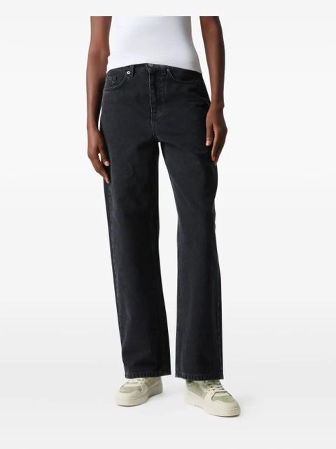 Axel Arigato perforated panelled leather low-top sneakers - Neutrals