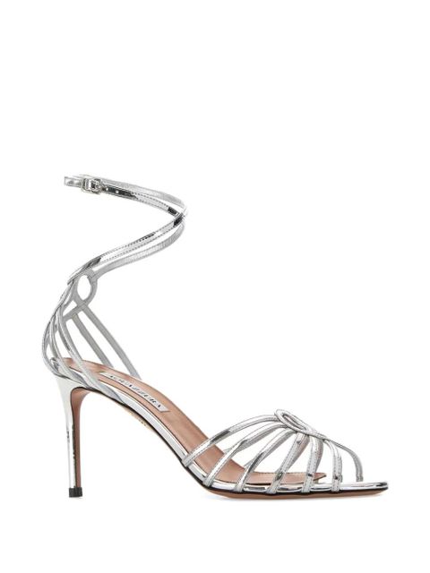 Aquazzura Sweetheart strappy sandals - Silver - zdjęcie produktu nr 2