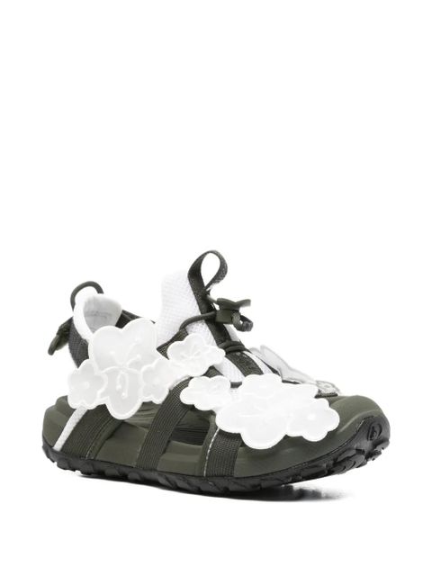 The North Face x Cecille Bahnsen floral detail sandals - Green - zdjęcie produktu nr 2