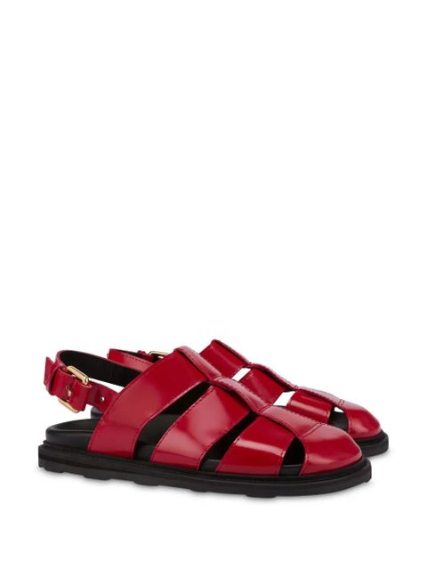 Moschino caged sandals - Red - zdjęcie produktu nr 2