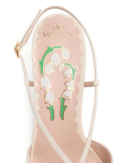 Valentino Garavani 45mm Bowow slingback pumps - Neutrals