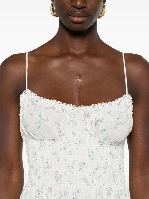 DÔEN Brigide midi dress - White