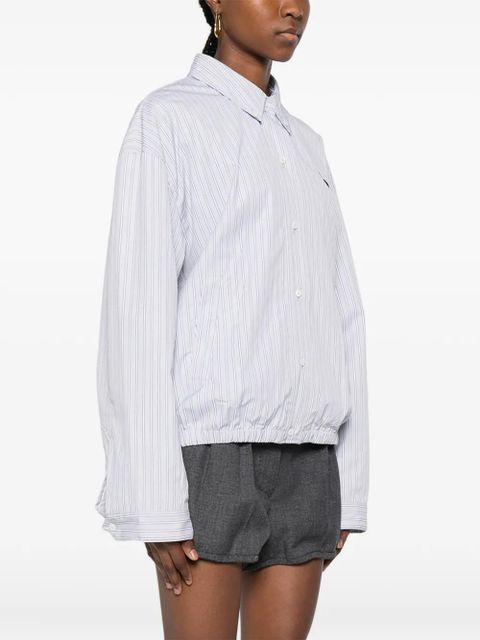 Miu Miu button-up bomber jacket - Grey - zdjęcie produktu nr 2