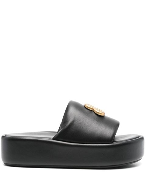 Balenciaga Rise slides - Black