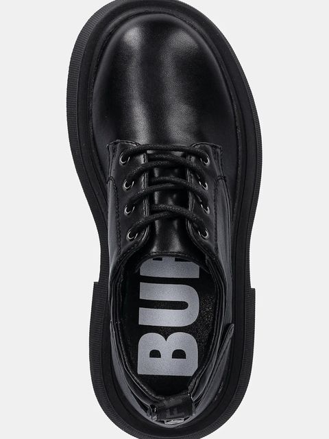 Buffalo półbuty Vicious Lace Up Lo damskie kolor czarny na platformie 1622483-BLK