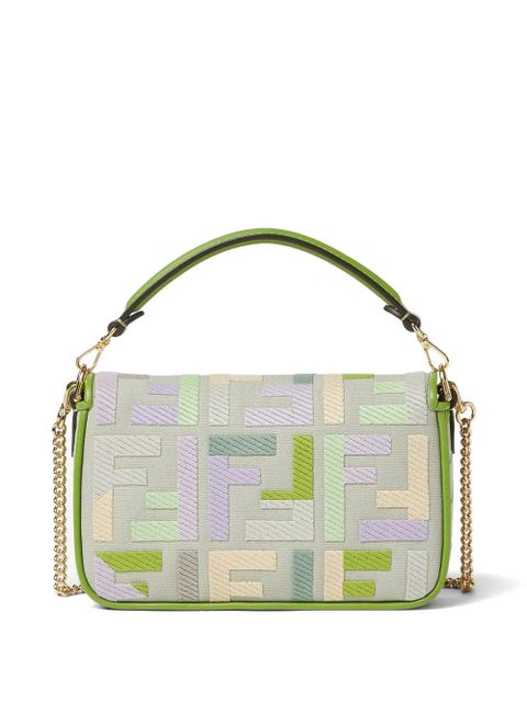 FENDI mini Baguette® tote bag - Green - zdjęcie produktu nr 1